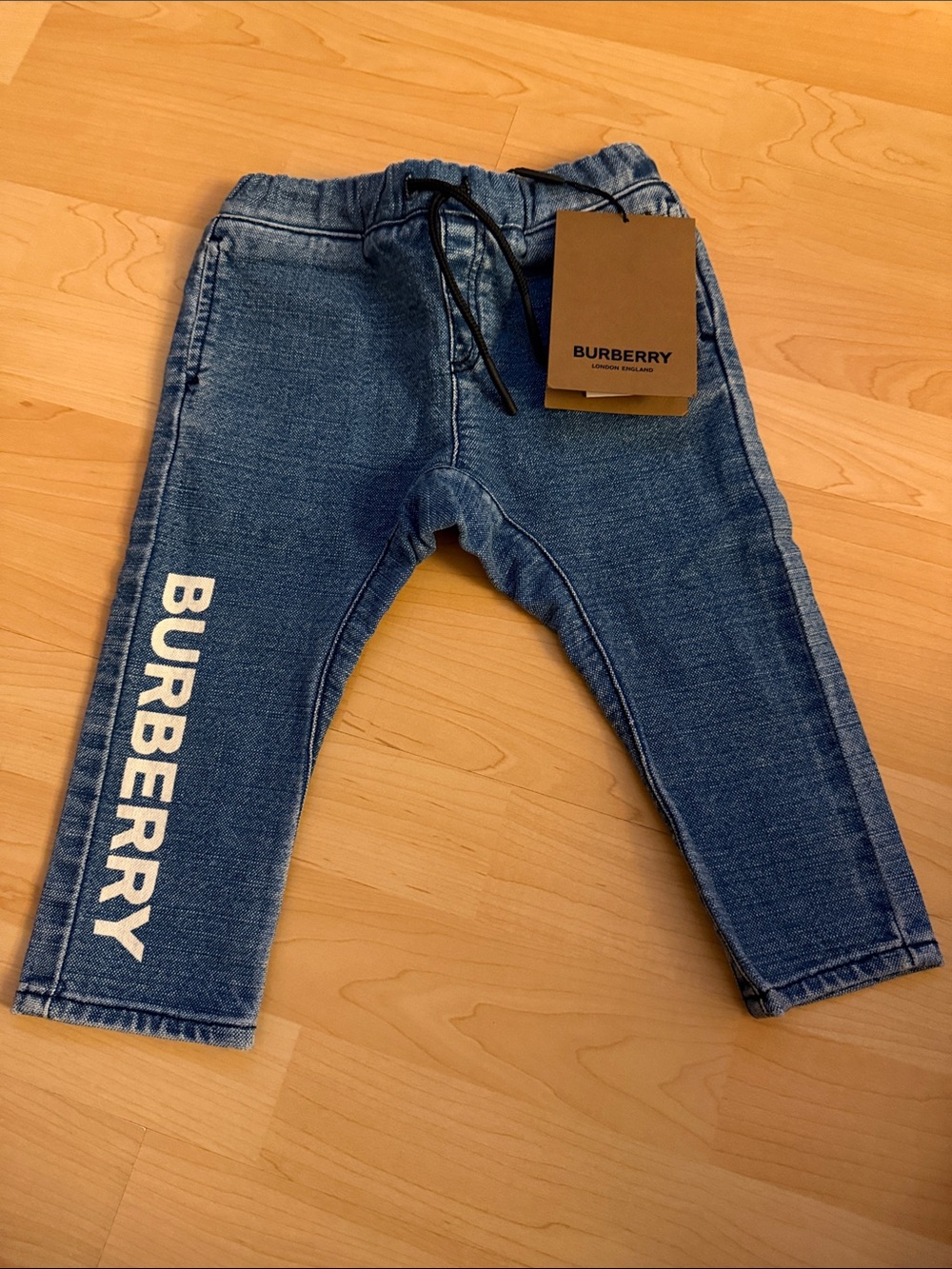 Burberry Kids Denim Joggers 18M
